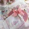 LoveShackFancy Tablescape Linen Napkin Set - PINK MINT 2 LoveShackFancy Tablescape Linen Napkin Set - PINK MINT