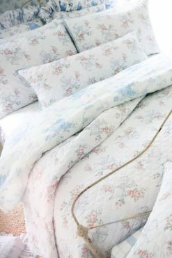 LoveShackFancy Sales 5 LoveShackFancy Rosa Beaux Quilt & Sham Set