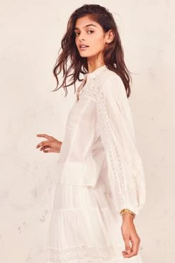 LoveShackFancy Ronda Top Tops