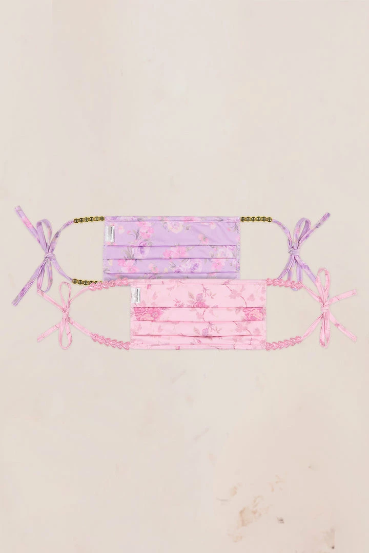 LoveShackFancy LSF X Stoney Clover Face Mask Set Accessories 3 LoveShackFancy LSF X Stoney Clover Face Mask Set Accessories