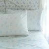 LoveShackFancy Pastiche De Bouquet Sheet Set - SEA BREEZE BLUE Bedding