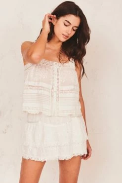 LoveShackFancy Sully Top Tops